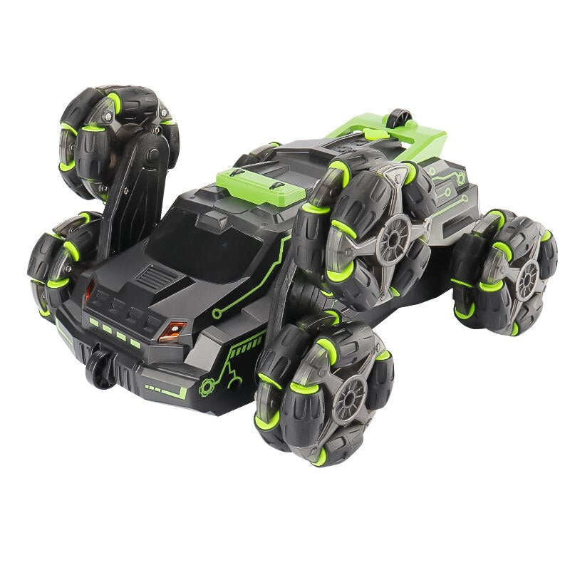 Automobil s daljinskim upravljanjem i upravljanjem gestama, 6 kotača, transformabilan, Stunt Car