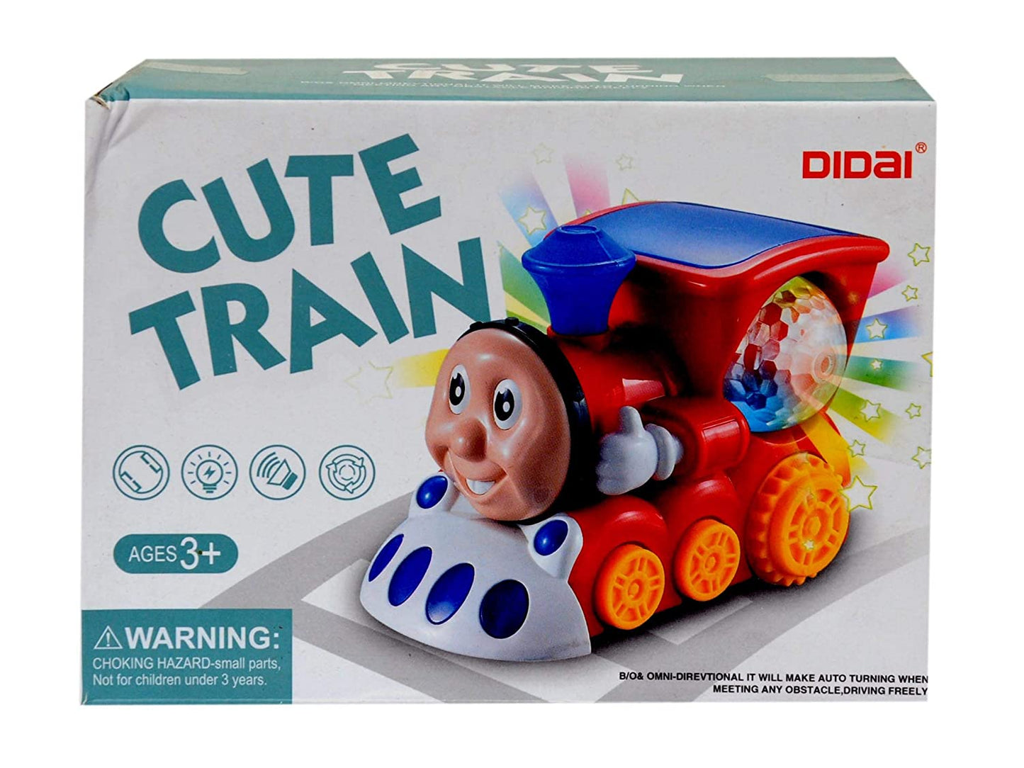 Trainulet igračka 'Cute Train' sa zvukovima i svjetlima za djecu