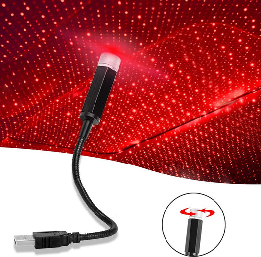 Auto svjetiljka s USB star projekcijskim laserom, auto stropna USB Star