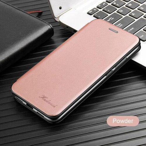 Zaštitna maska 'Flip Leather' od ekološke kože s magnetnim zatvaranjem za iPhone