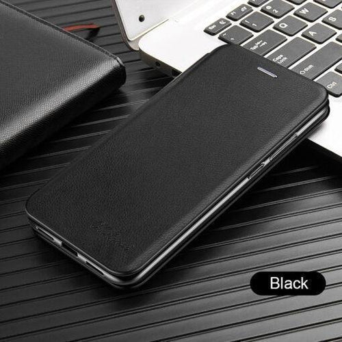 Maska "Flip Leather" sa magnetnim zatvaranjem i podrškom od ekološke kože za Samsung