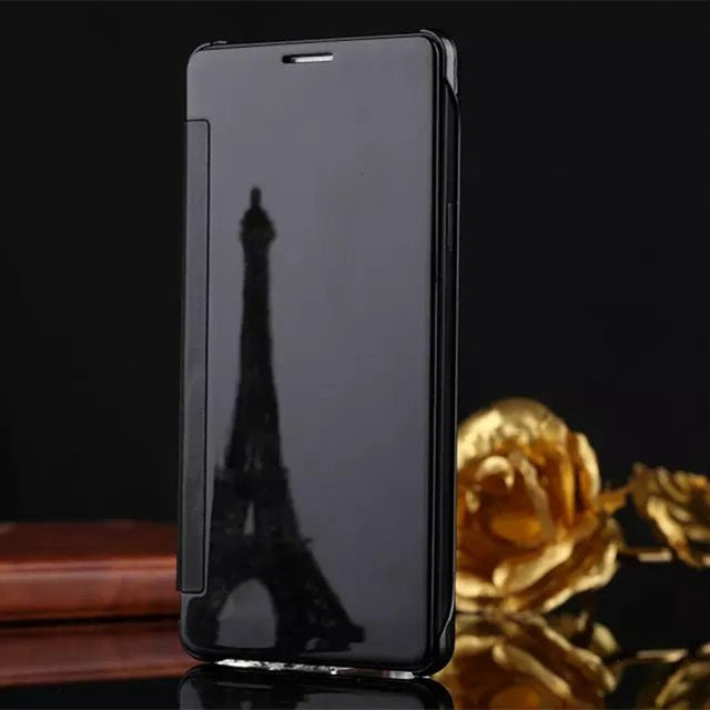 PONUDA "Flip Mirror" zrcalna maska + Full Cover 5D staklena folija za iPhone