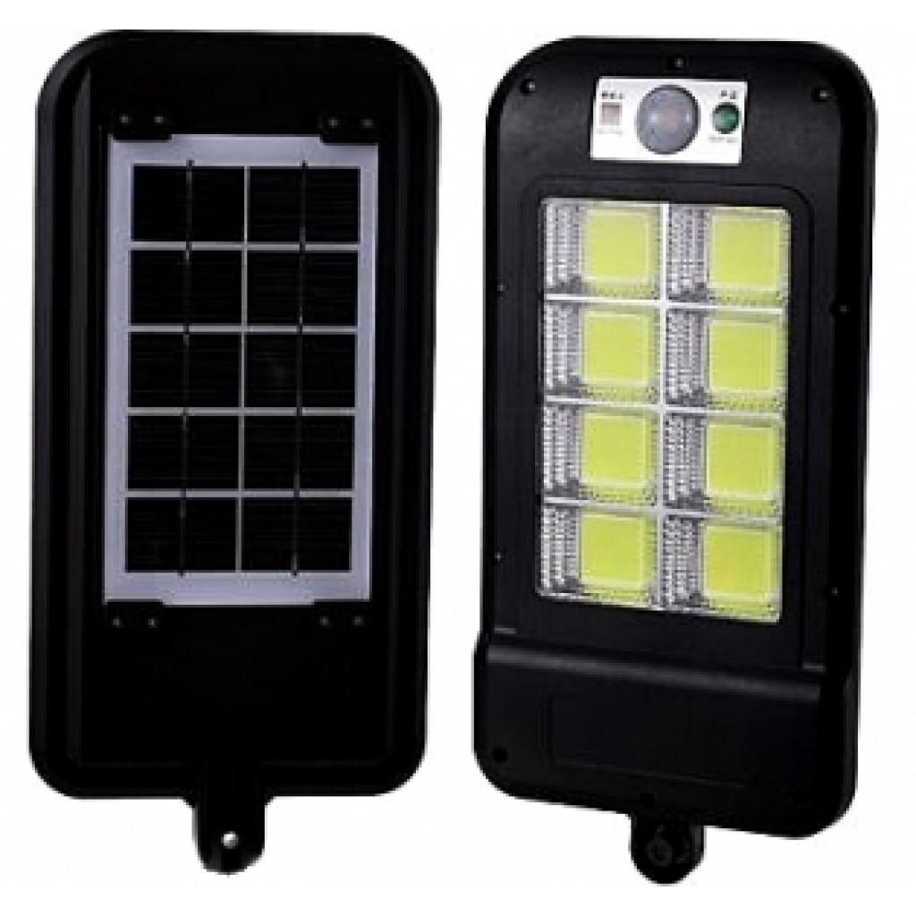 Solarna lampa sa senzorom i daljinskim upravljačem HS-8013, 160 SMD, crna