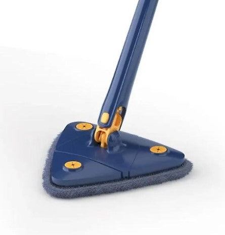 Inovativna krpa CleanMaster, ručna, podesiva, rotacija 360, trokut, plava
