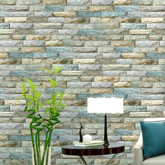 Samoljepljiva tapeta s teksturom cigle, 77 x 70 cm, 3D mekana pjena