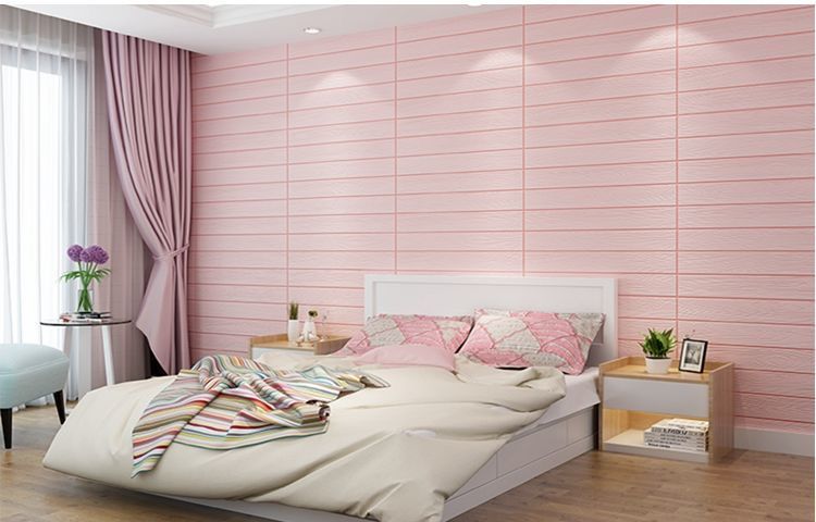 Samoljepljiva tapeta s teksturom cigle, 77 x 70 cm, 3D mekana pjena