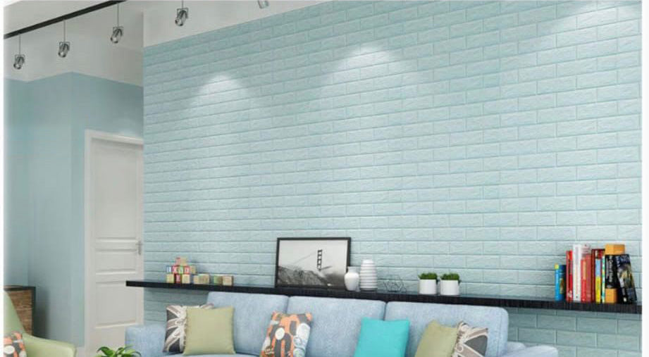Samoljepljiva tapeta s teksturom cigle, 77 x 70 cm, 3D mekana pjena
