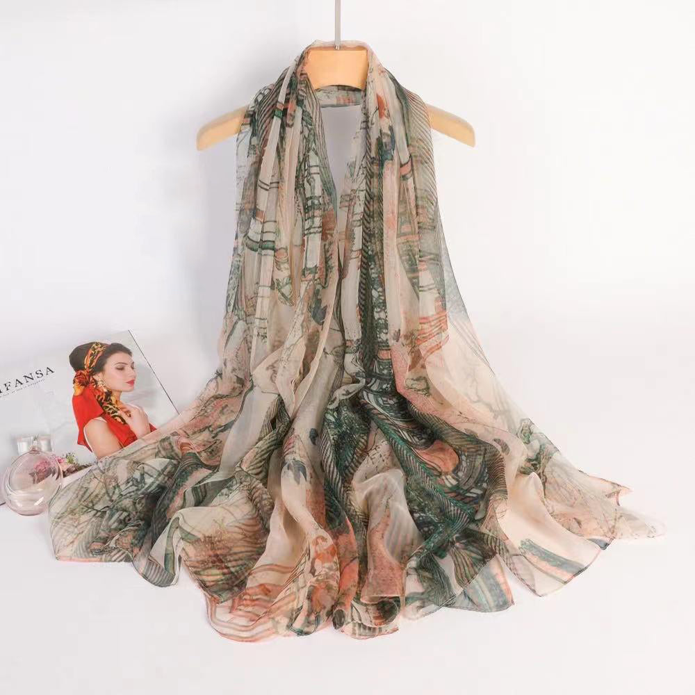 'Touches of Silk' Fantasy šal u obliku vela, 140/200 cm