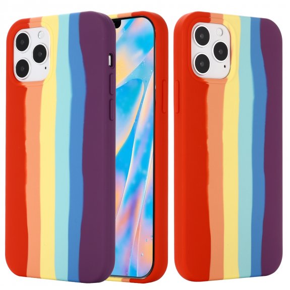 Silikonska maska 'Rainbow' u boji za iPhone
