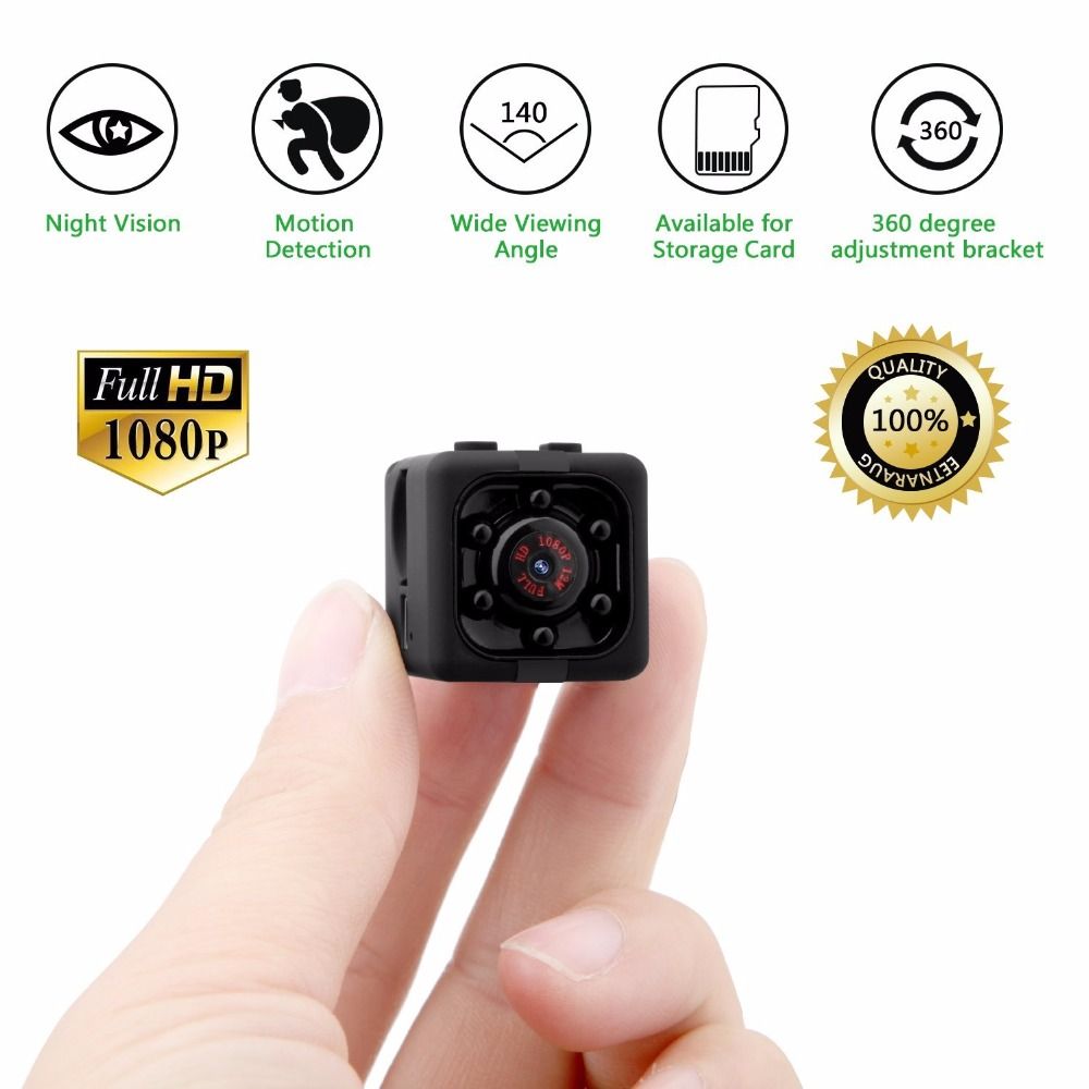Full HD mini kamera, SQ11 MINI DV, sa video i foto funkcijom, crna