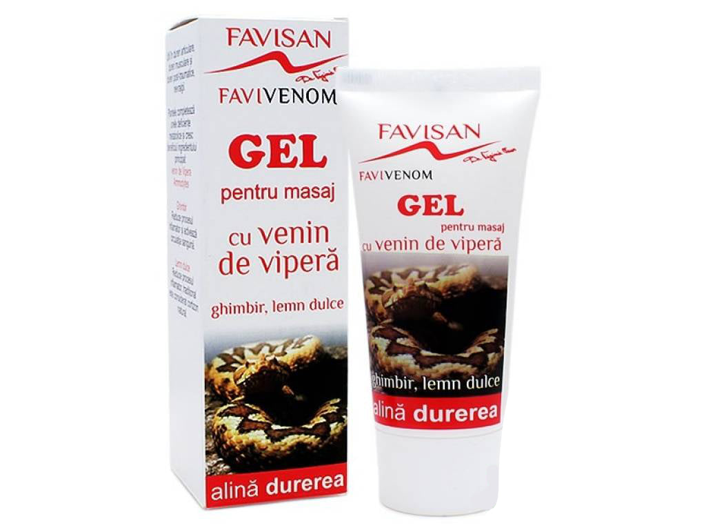 🐍 Gel za masažu protiv bolova s otrovom zmije, 50 ml