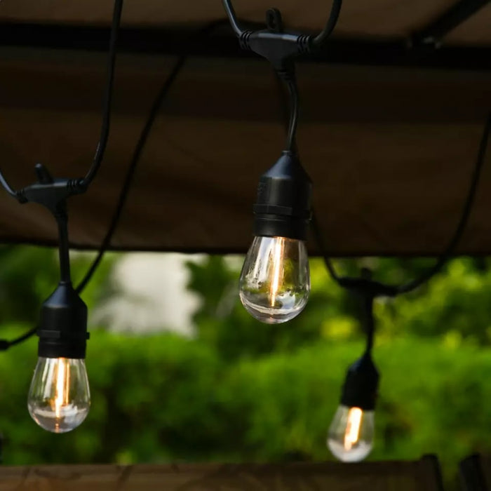 Svjetleći vijenac 10 metara sa 10 LED žarulja i solarnim panelom