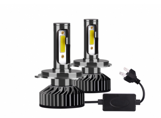 Set od 2 LED žarulje H4 mini F2 cob, Canbus, 100W