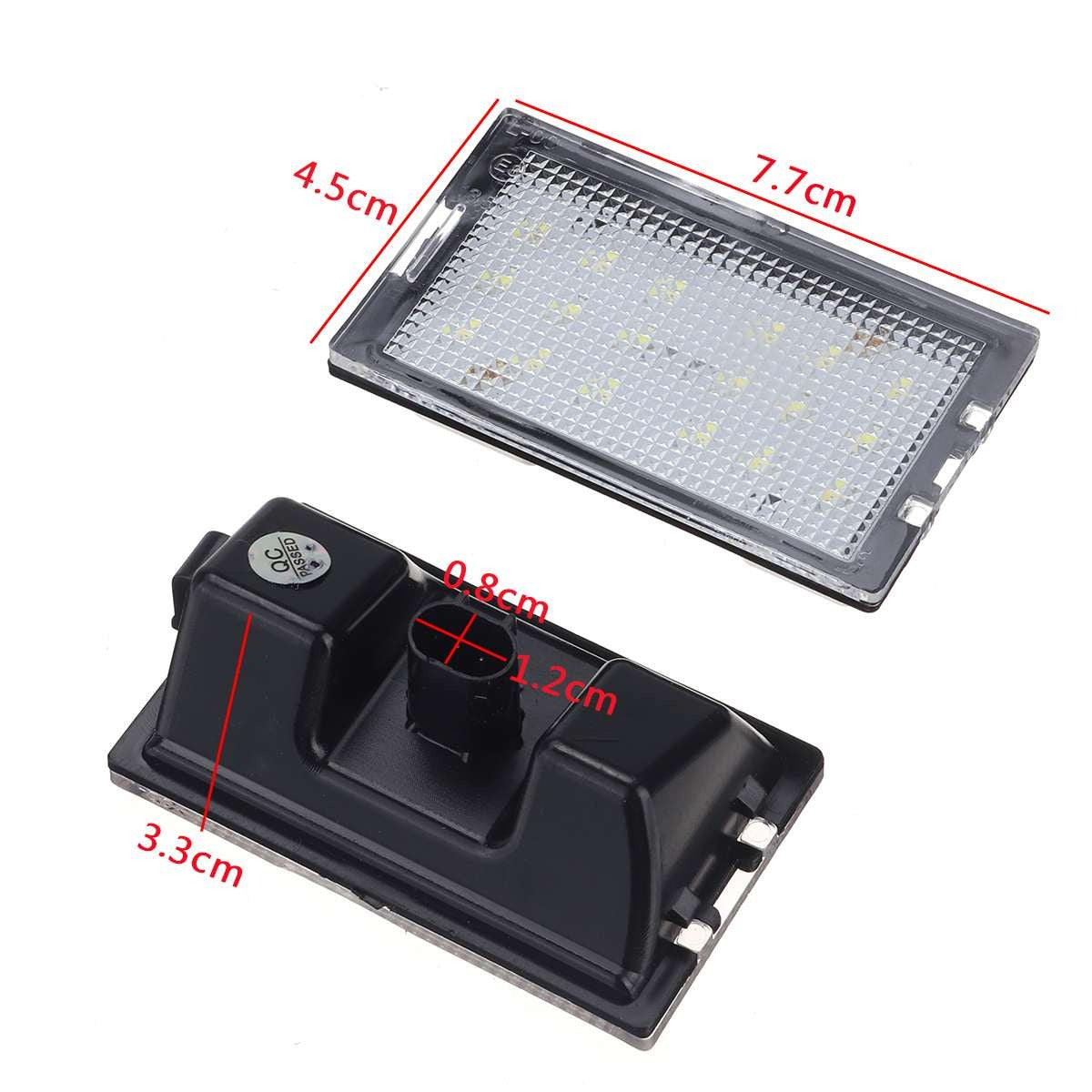 Set od 2 LED svjetla za brojeve posvećena Land Rover Discovery Series 3/4/Freelander 2/Sport