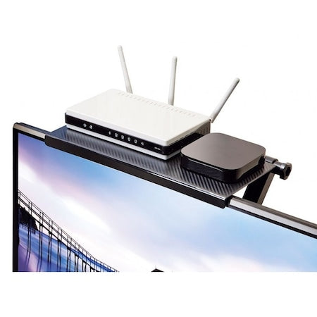 Podesiva polica za Monitor ili Flat TV, 33x16cm, crna