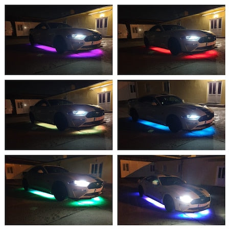 SMD LED traka komplet ispod auta, sa daljinskim upravljačem, podsvjetljenje, RGB, 12V