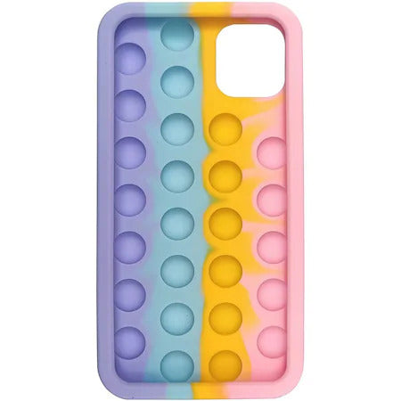 Silikonska maska 'Pop It', antistres, višebojna za iPhone