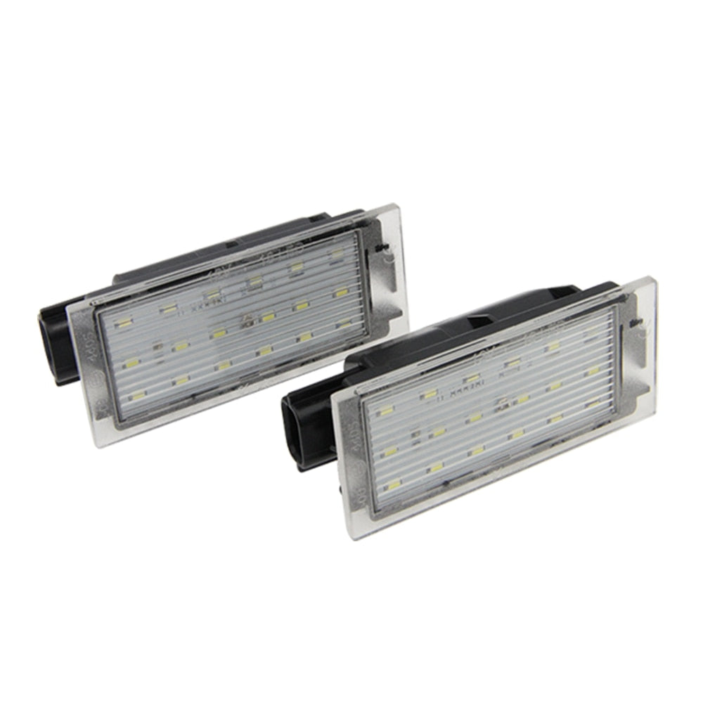 Set od 2 LED lampice za brojeve posvećene Renaultu