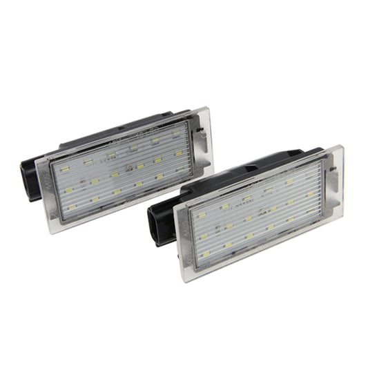 Set od 2 LED lampice za brojeve posvećene Renaultu