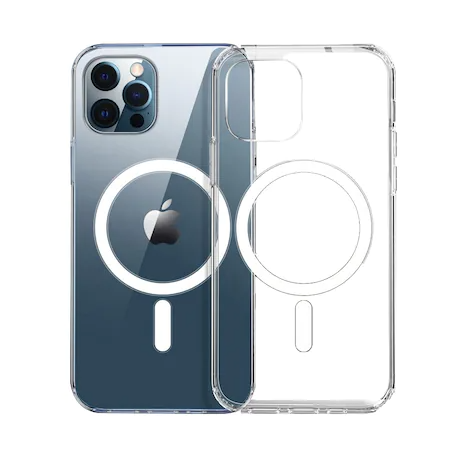 Poklon set 4 u 1 Magsafe komplet punjača kompatibilan s iPhoneom, futrolom i folijom za staklo