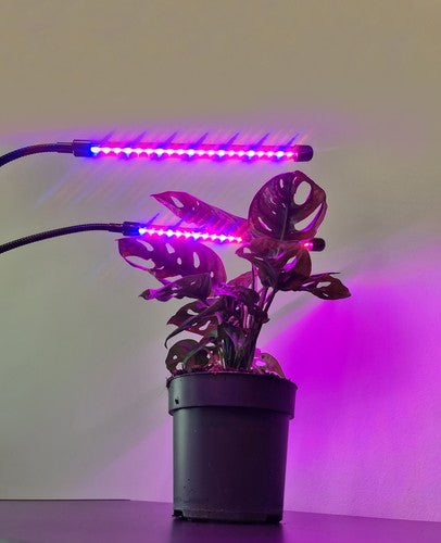 Set od 2 UV lampe, za uzgoj biljaka, 40 LED, USB