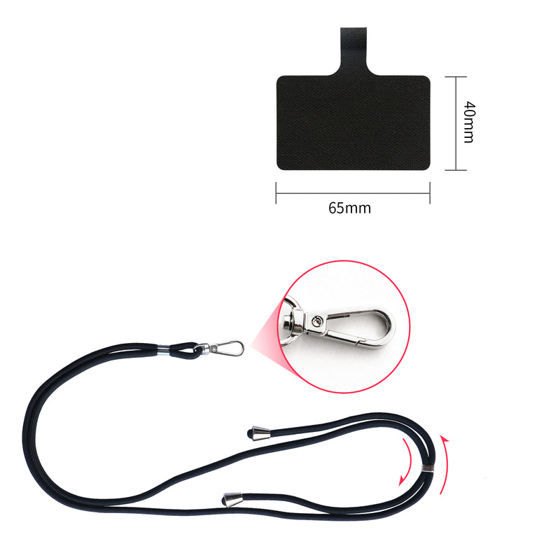 Univerzalni kabel za telefon, crni