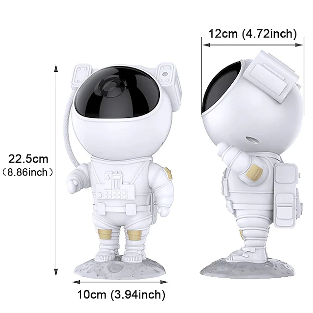 LED lampa za projektor ASTRONAUT, zvjezdano nebo, višebojna