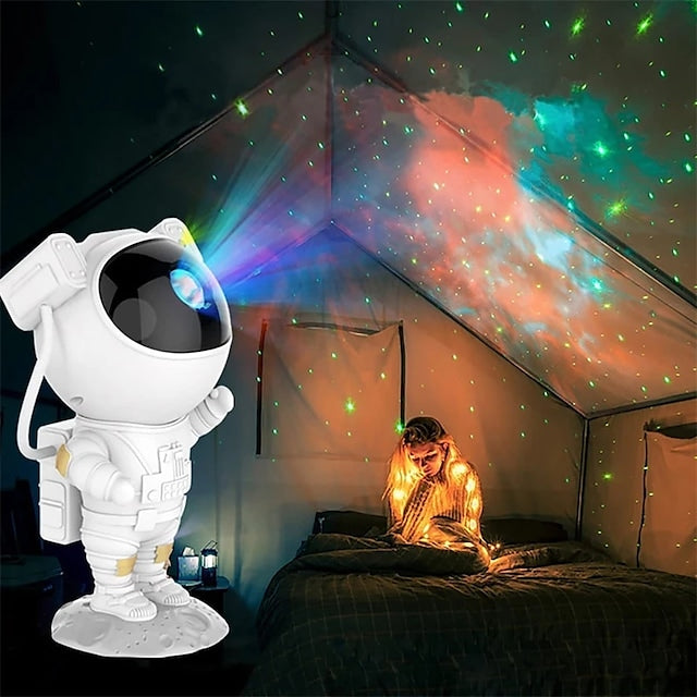 LED lampa za projektor ASTRONAUT, zvjezdano nebo, višebojna