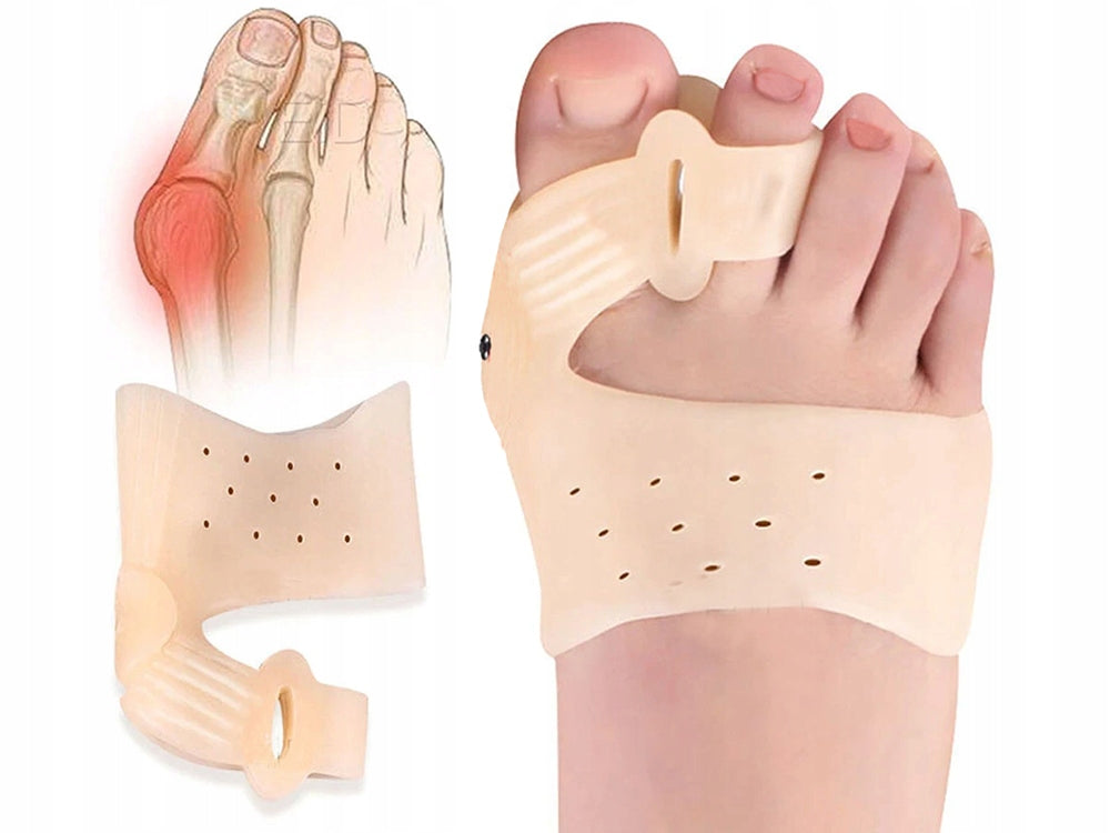 Separator Prstiju s Gelom i Ortotski Magnetni Zavoj za Hallux Valgus - 2 kom