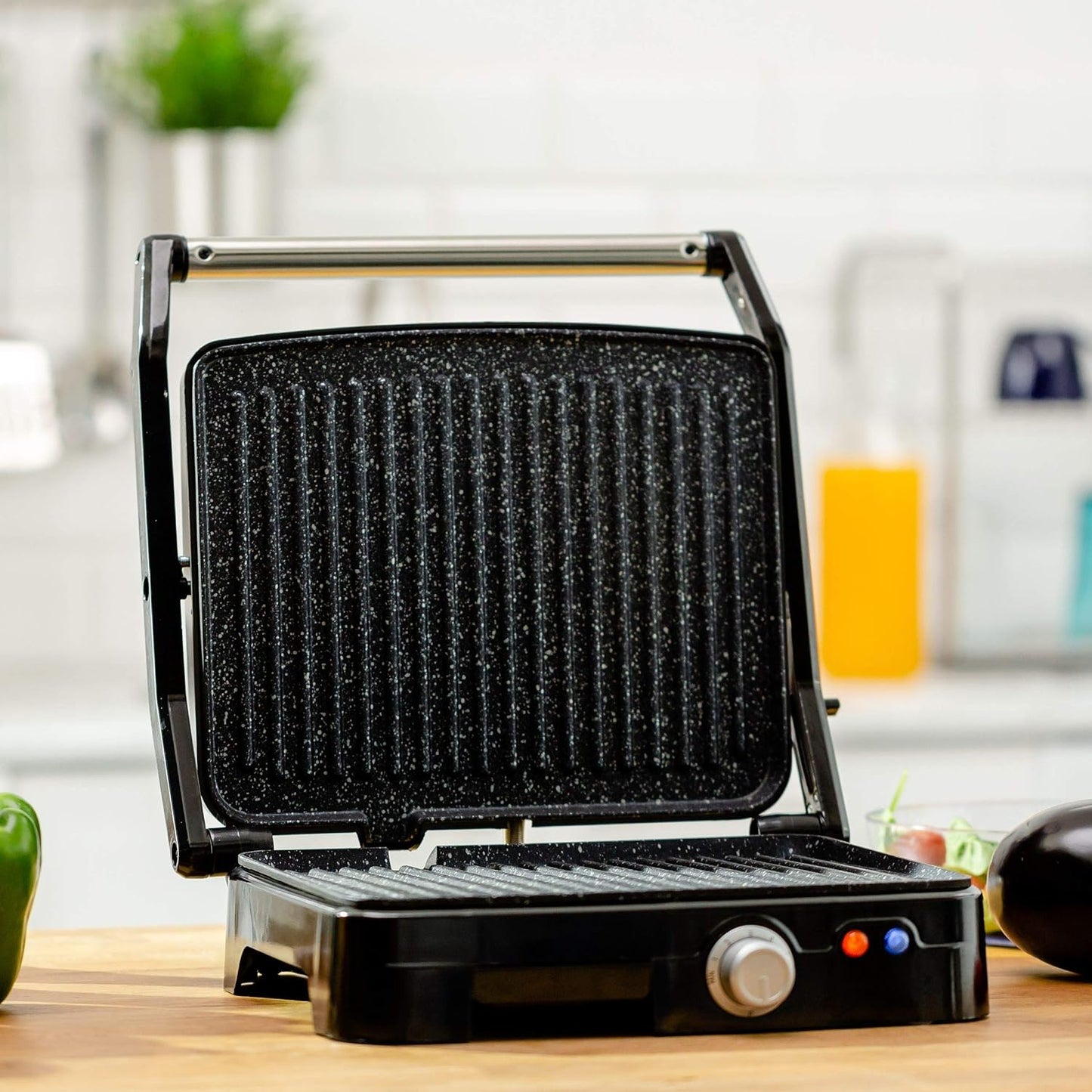 Električni Grill 1800W s Podesivom Temperaturom i Posudom za Masnoću