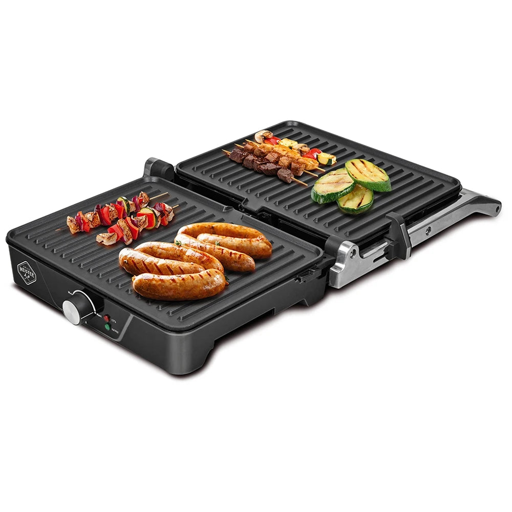 Električni Grill 1800W s Podesivom Temperaturom i Posudom za Masnoću