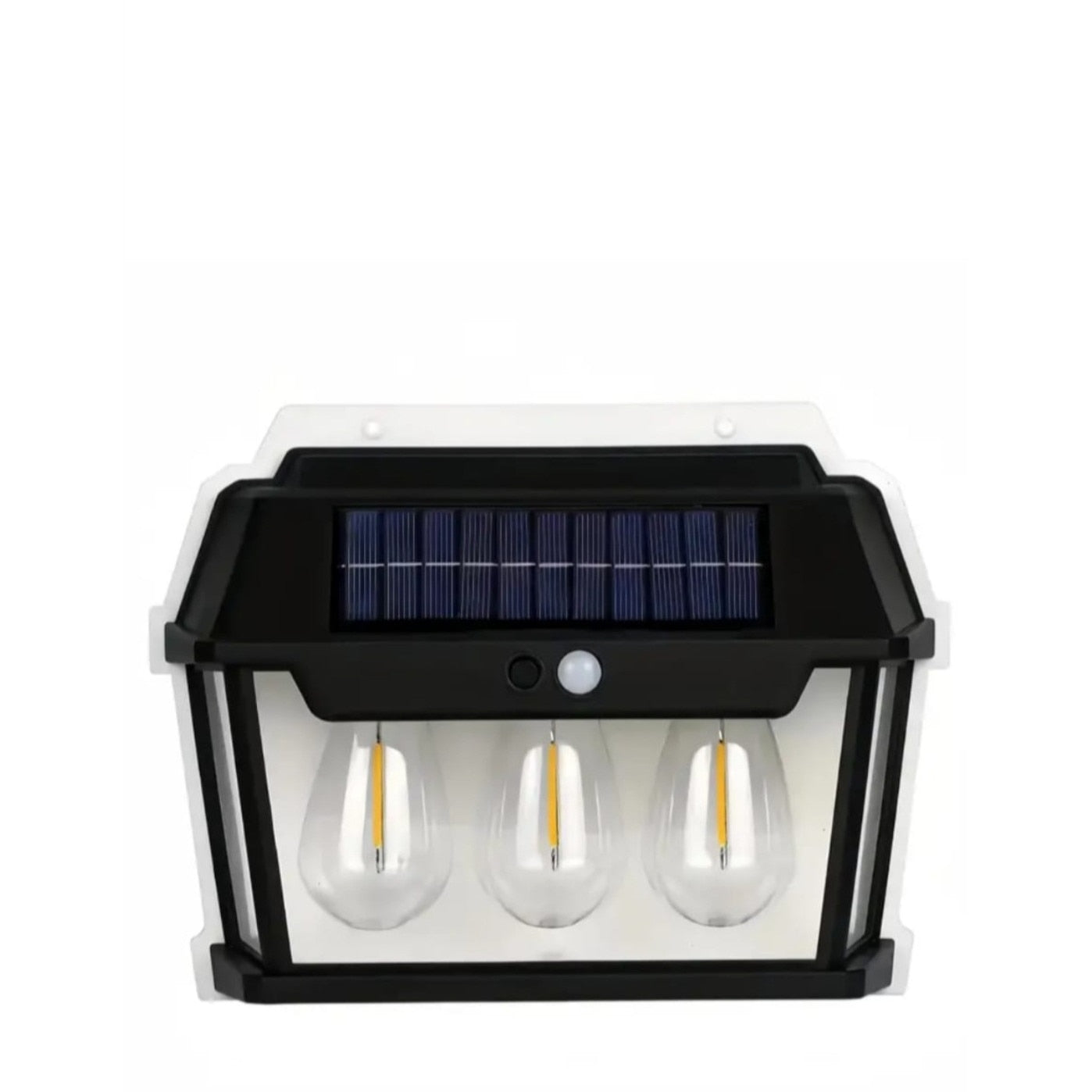 Set od 4 x Solarna Vanjska Svjetiljka Tipa Lampiona, s 3 Žarulje, Senzorom Pokreta, 38W