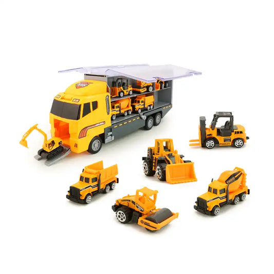 Set Zaigravanja s Vlačilicom i 6 Automobila