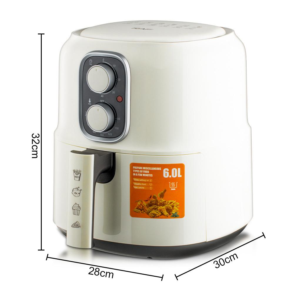 Ponuda: Air Fryer Premium Kapacitet 4.8L, 1500W, Cirkulacija Zraka 360° + Set 50 Papira za Pečenje za AirFryer
