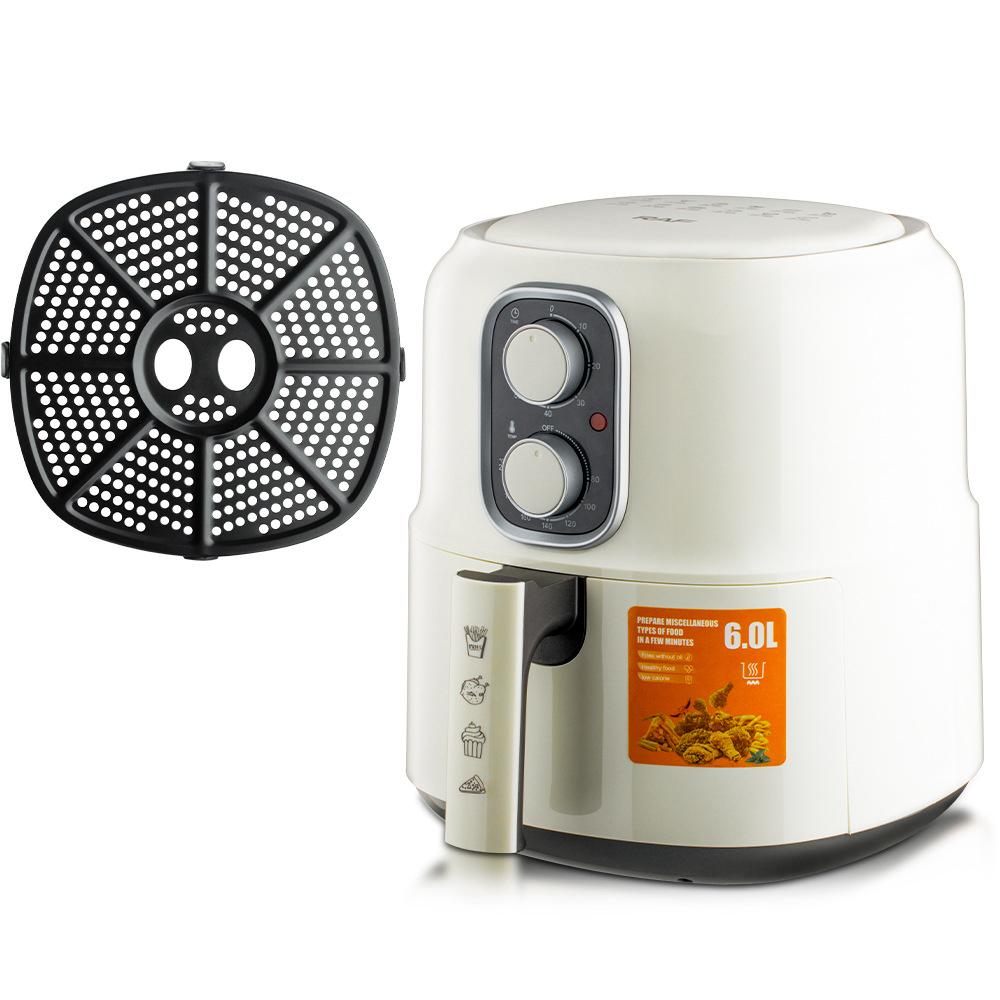 Ponuda: Air Fryer Premium Kapacitet 4.8L, 1500W, Cirkulacija Zraka 360° + Set 50 Papira za Pečenje za AirFryer