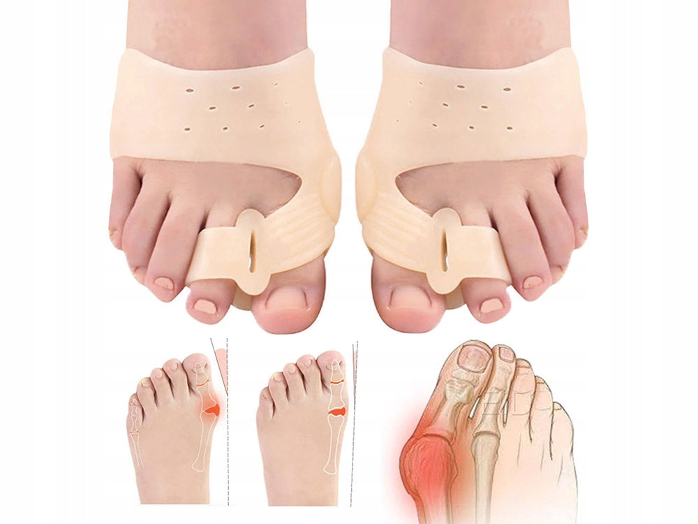 Separator Prstiju s Gelom i Ortotski Magnetni Zavoj za Hallux Valgus - 2 kom