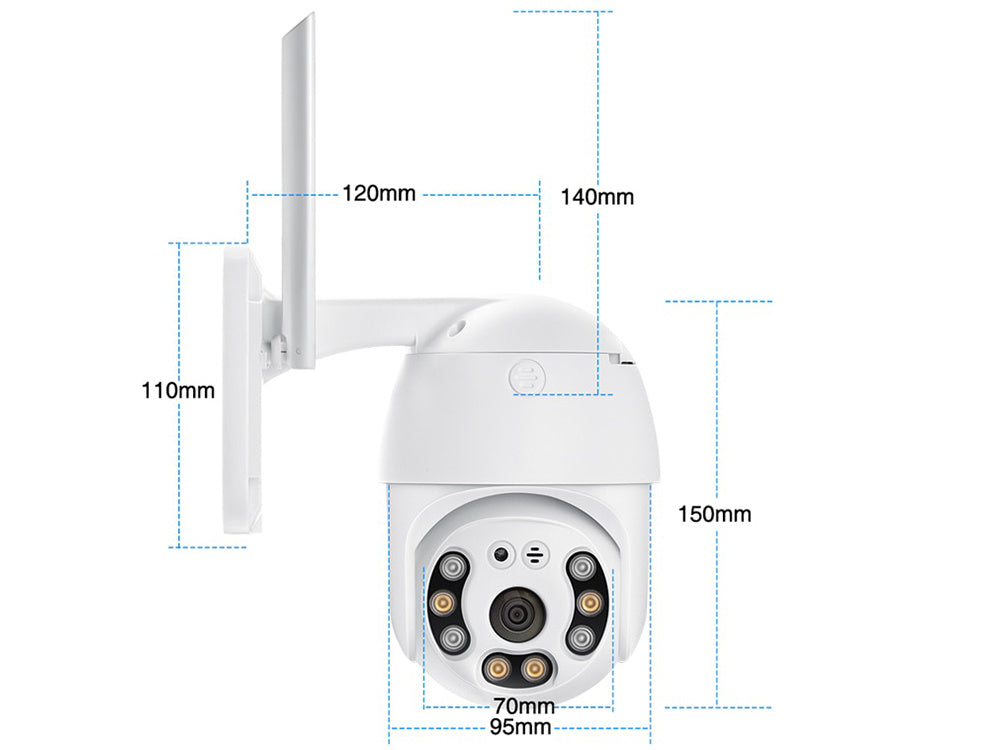 Vanjska kamera IP WiFi Full HD sa Zoomom