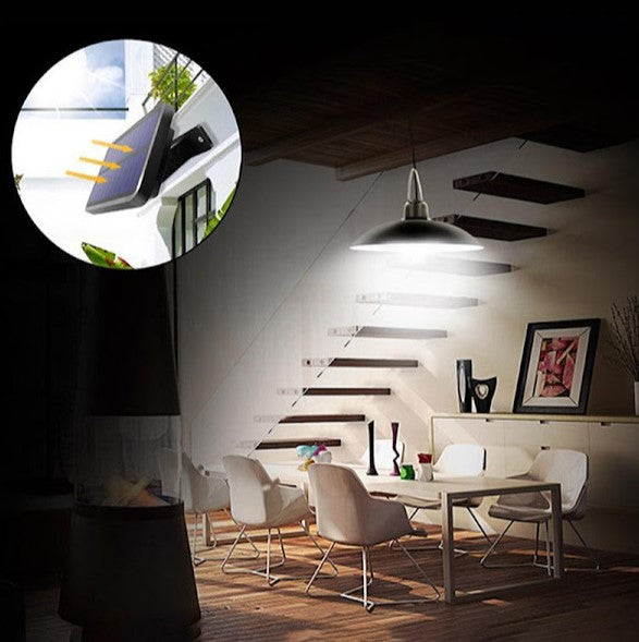 Viseća solarna svjetiljka s LED solarnim panelom, 90 Lm/W