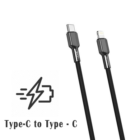 PODATKOVNI I KABEL ZA PUNJENJE BRZO PUNJENJE 20W X.O, 1M, TYPE-C NA TYPE-C