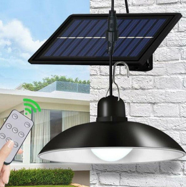 Viseća solarna svjetiljka s LED solarnim panelom, 90 Lm/W