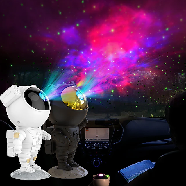 LED lampa za projektor ASTRONAUT, zvjezdano nebo, višebojna