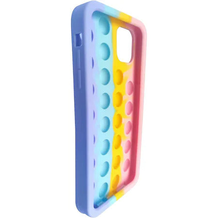 Silikonska maska 'Pop It', antistres, višebojna za iPhone